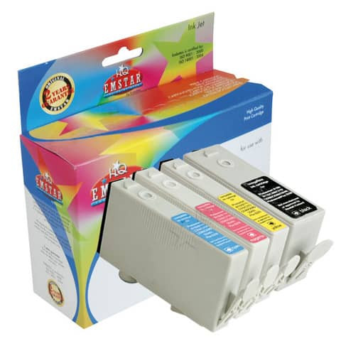 Alternativ Emstar Tintenpatrone MultiPack Bk,C,M,Y (12HPOJ6860MULTI/H247,H247)