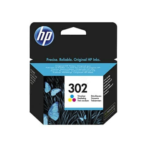 Original HP Druckkopfpatrone color (F6U65AE,F6U65AE#ABE,F6U65AE#ACU,F6U65AE#BA3,F6U65AE#UUS,302,302C