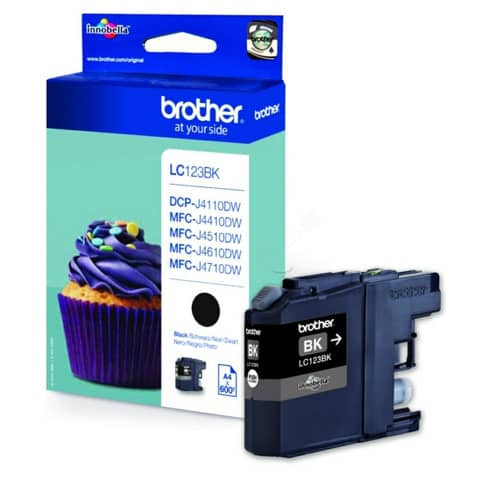 Original Brother Tintenpatrone schwarz (LC-123BK)