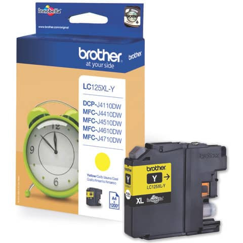 Original Brother Tintenpatrone gelb (LC-125XLY)