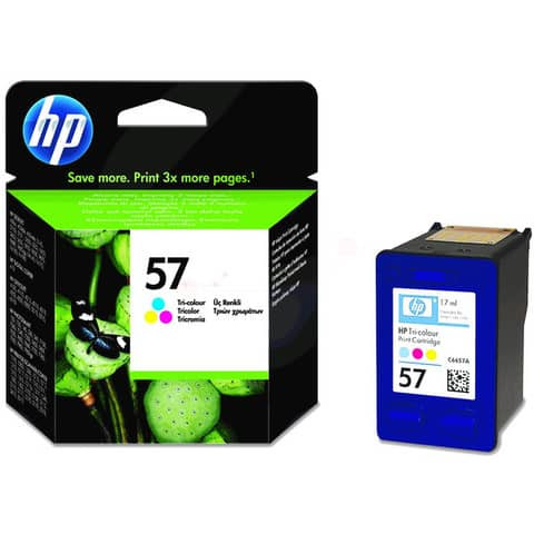 Original HP Druckkopfpatrone color (C6657AE,C6657AE#ABB,C6657AE#ABD,C6657AE#ABE,C6657AE#ABF,C6657AE#