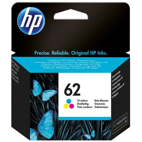 Original HP Druckkopfpatrone color (C2P06AE,C2P06AE#ABE,C2P06AE#ACU,C2P06AE#UUS,62,62C,62COLOR,NO62,