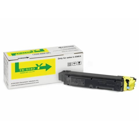Original Kyocera Toner-Kit gelb (02NRANL0,1T02NRANL0,2NRANL0,TK-5140Y)