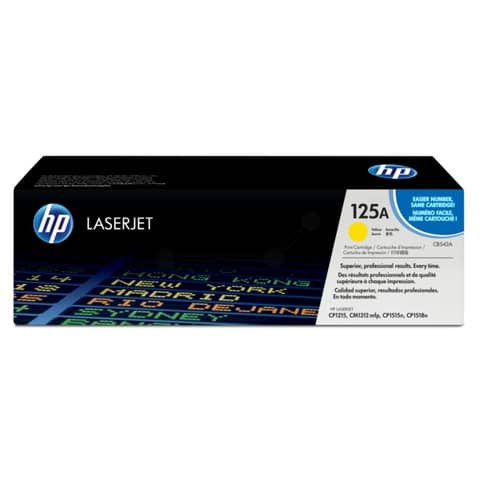 Original HP Tonerkartusche gelb (CB542A,125A,125AY,125AYELLOW,NO125A,NO125AY,NO125AYELLOW)