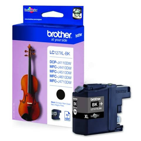 Original Brother Tintenpatrone schwarz (LC-127XLBK)