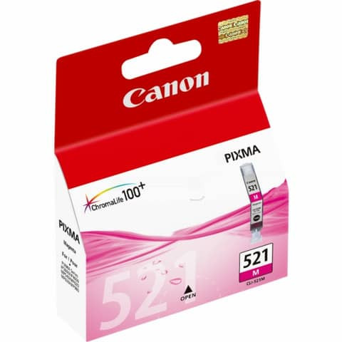 Original Canon Tintenpatrone magenta (2935B001,2935B001AA,CLI-521M)