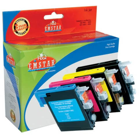 Alternativ Emstar Tintenpatrone MultiPack Bk,C,M,Y (10BRDCP145MULTI-B53,B53)