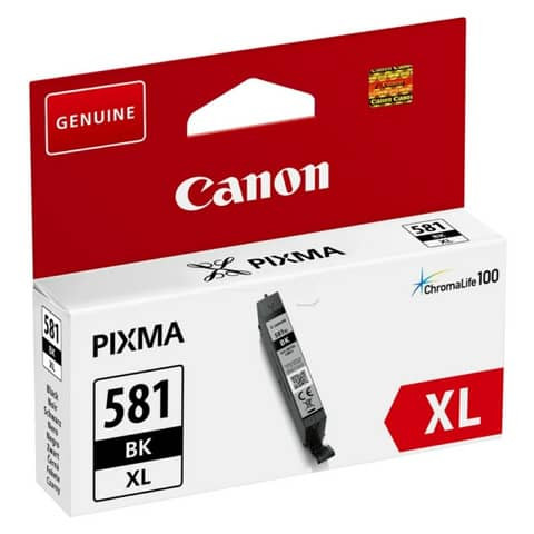 Original Canon Tintenpatrone schwarz High-Capacity (2052C001,2052C001AA,CLI-581BKXL)