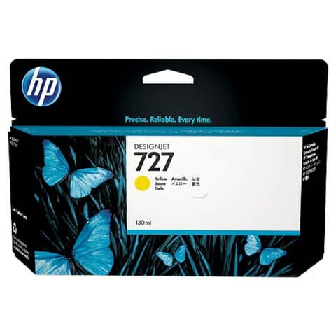 Original HP Tintenpatrone gelb (F9J78A,727,727Y,727YELLOW,NO727,NO727Y,NO727YELLOW)