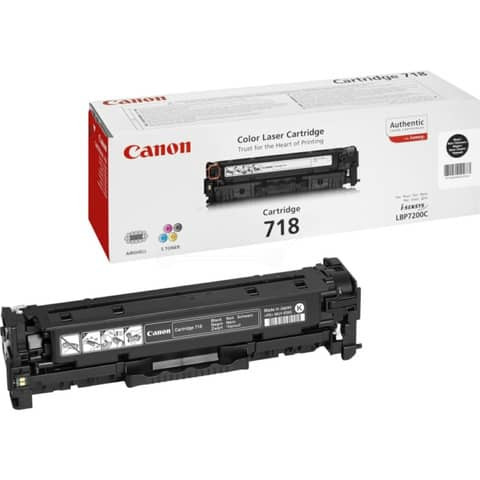 Original Canon Tonerkartusche schwarz (2662B002,2662B002AA,718BK,CRG718BK)