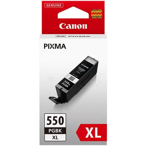 Original Canon Tintenpatrone schwarz High-Capacity pigmentiert (6431B001,6431B001AA,PGI-550PGBKXL)