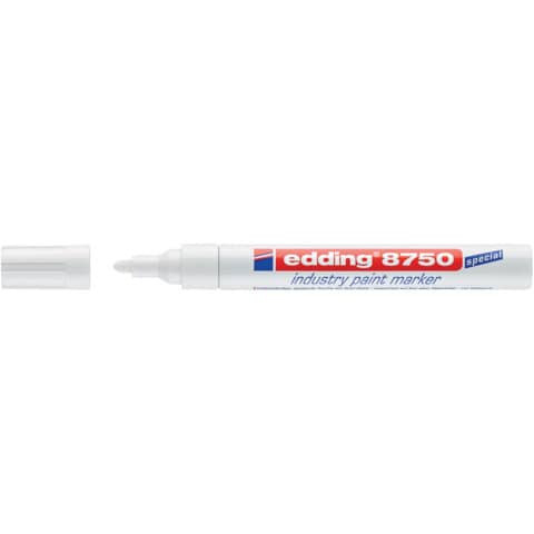 8750 Lackmarker industry paint marker - 2-4 mm, weiß