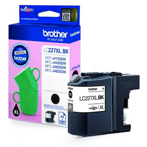 Original Brother Tintenpatrone schwarz (LC-227XLBK)