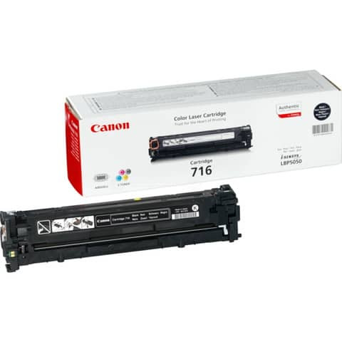 Original Canon Tonerkartusche schwarz (1980B002,1980B002AA,CRG716BK,716BK)