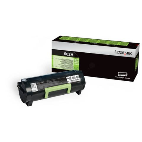 Original Lexmark Toner-Kit schwarz return program (0050F2H00,050F2H00,50F2H00,502H,NO502H)