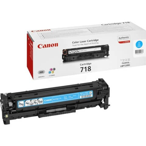 Original Canon Tonerkartusche cyan (2661B002,2661B002AA,718C,CRG718C)