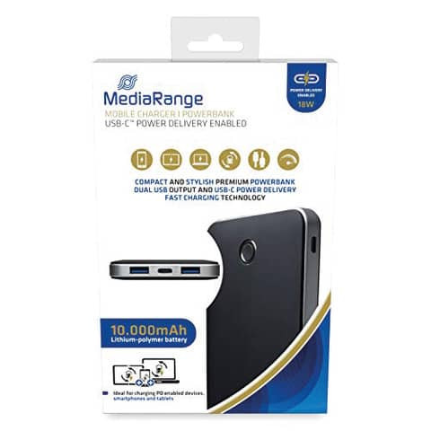 Mobiles Ladegerät | Powerbank 10.000mAh mit USB-C™ Power Delivery Schnellladetechnologie