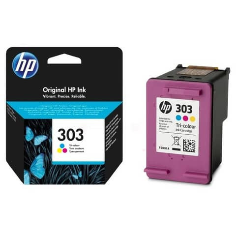 Original HP Druckkopfpatrone color (T6N01AE,T6N01AE#ABE,T6N01AE#ACU,T6N01AE#BA3,T6N01AE#UUS,303,303C