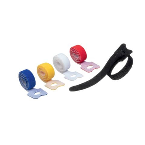 Klett-Kabelbinder mit Schlaufe CAVOLINE® GRIP TIE - 1 x 20 cm, 5 Stück, sortiert