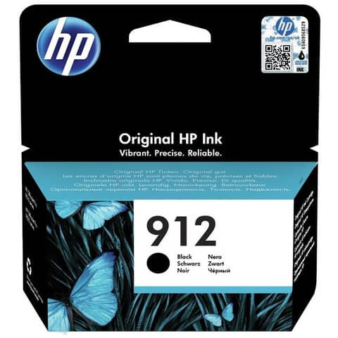 Original HP Tintenpatrone schwarz (3YL80AE,3YL80AE#BGX,912,912BK,912BLACK,NO912,NO912BK,NO912BLACK)