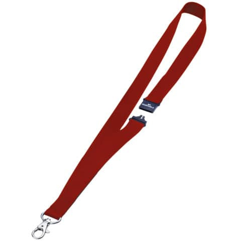 Textilband 20 mm mit Sicherheitsverschluss, 44 cm, rot