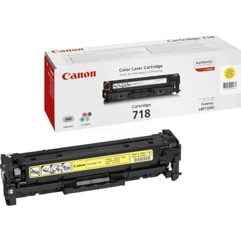 Original Canon Tonerkartusche gelb (2659B002,2659B002AA,718Y,CRG718Y)