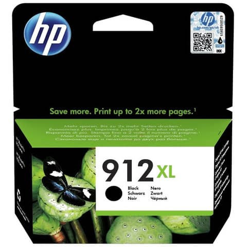 Original HP Tintenpatrone schwarz (3YL84AE,3YL84AE#BGX,912XL,912XLBK,912XLBLACK,NO912XL,NO912XLBK,NO