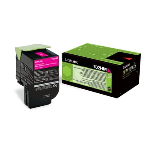 Original Lexmark Toner-Kit magenta return program (0070C2HM0,070C2HM0,70C2HM0,702HM,NO702HM)