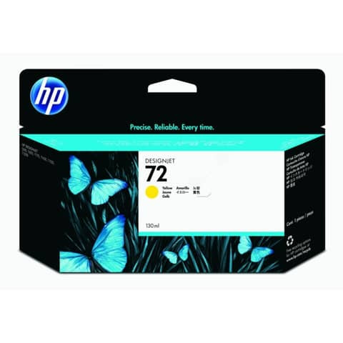Original HP Tintenpatrone gelb (C9373A,72,72Y,72YELLOW,NO72,NO72Y,NO72YELLOW)