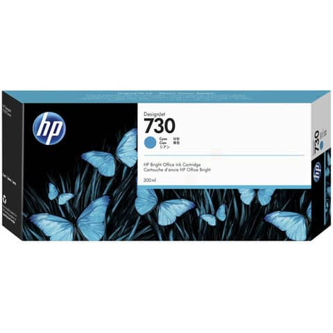 Original HP Tintenpatrone cyan (P2V68A,730,730C,730CYAN,NO730,NO730C,NO730CYAN)