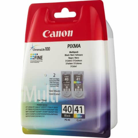 Original Canon Druckkopfpatrone Multipack schwarz + color (0615B036,0615B036AA,0615B043,615B036,615B