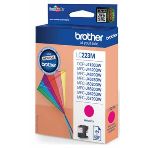 Original Brother Tintenpatrone magenta (LC-223M)