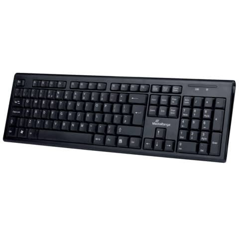 Funk-Tastatur - QWERTZ, schwarz