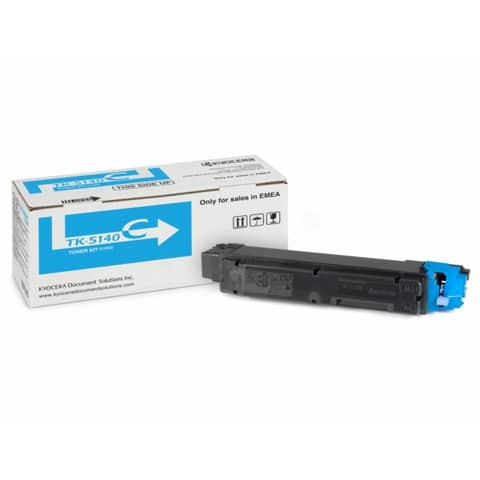 Original Kyocera Toner-Kit cyan (02NRCNL0,1T02NRCNL0,2NRCNL0,TK-5140C)