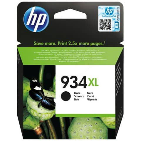 Original HP Tintenpatrone schwarz (C2P23AE,C2P23AE#BGX,C2P23AE#BGY,934XL,934XLBK,934XLBLACK,NO934XL,