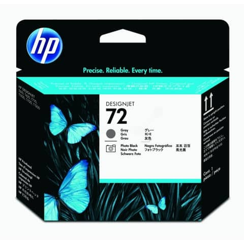 Original HP Druckkopf grau +schwarz (C9380A,72,NO72)