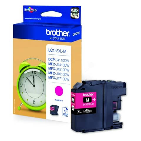 Original Brother Tintenpatrone magenta (LC-125XLM)