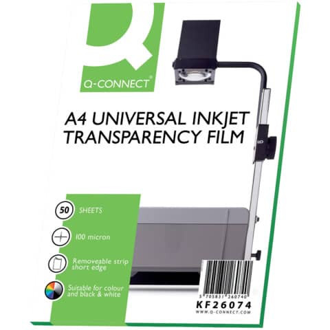 Inkjet-Folien m. Sensorstreifen - A4, 0,10 mm, 50 Folien