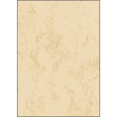 Marmor-Papier, beige, A4, 90 g/qm, 25 Blatt