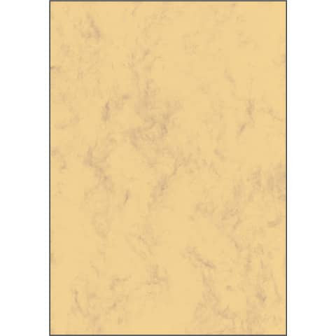 Marmor-Papier, sandbraun, A4, 200 g/qm, 50 Blatt