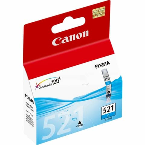 Original Canon Tintenpatrone cyan (2934B001,2934B001AA,CLI-521C)