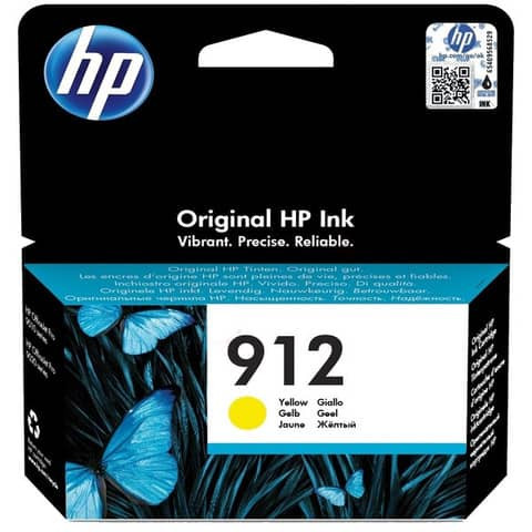 Original HP Tintenpatrone gelb (3YL79AE,3YL79AE#BGX,912,912Y,912YELLOW,NO912,NO912Y,NO912YELLOW)