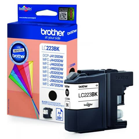 Original Brother Tintenpatrone schwarz (LC-223BK)