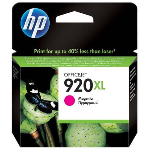 Original HP Tintenpatrone magenta (CD973AE,CD973AE#BGX,CD973AE#BGY,920XL,920XLM,920XLMAGENTA,NO920XL