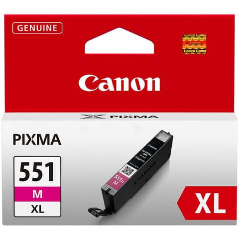 Original Canon Tintenpatrone magenta High-Capacity (6445B001,6445B001AA,CLI-551MXL)