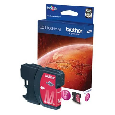 Original Brother Tintenpatrone magenta High-Capacity (LC-1100HYM)