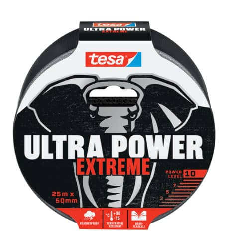 Reparaturband Ultra Power Extreme - 25 m x 50 mm, schwarz