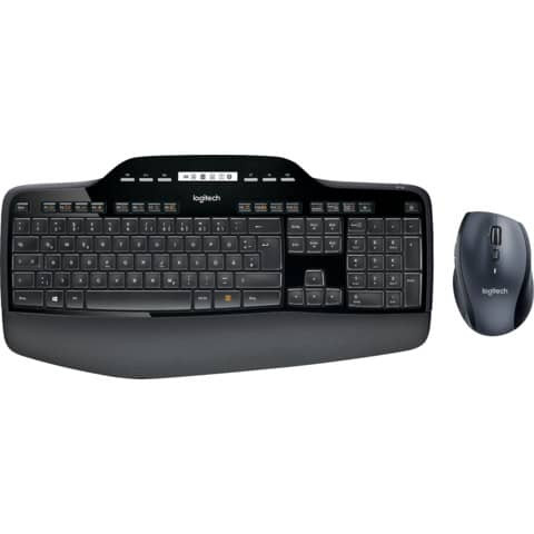 Wireless Desktop MK710 - Tastatur-Maus-Set, kabelbos, schwarz