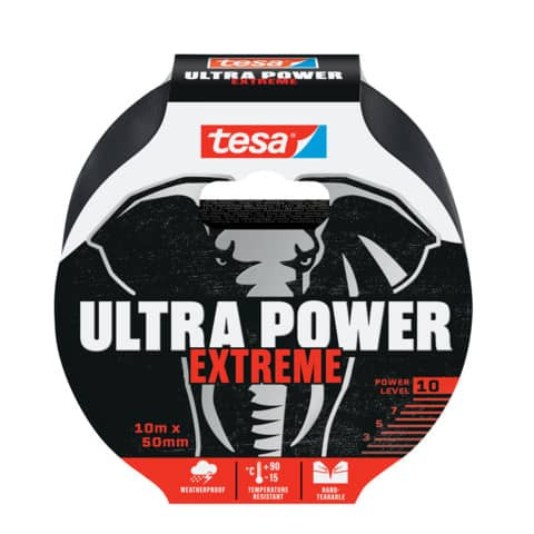 Reparaturband Ultra Power Extreme - 10 m x 50 mm, schwarz