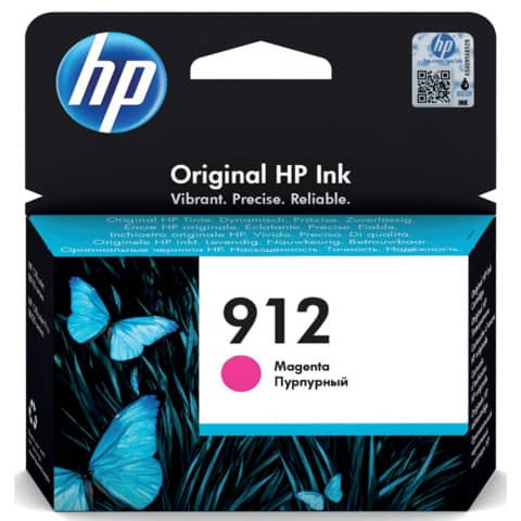 Original HP Tintenpatrone magenta (3YL78AE,3YL78AE#BGX,912,912M,912MAGENTA,NO912,NO912M,NO912MAGENTA